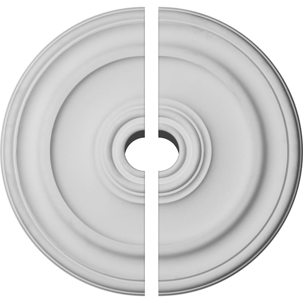 Ekena Millwork Kepler Traditional Ceiling Medallion, Two Piece (For Canopies up to 3 1/2"), 19 3/4"OD x 1 1/2"P CM20KP2-03500 - main